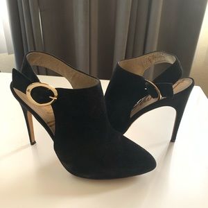 Sam Edelman Suede Booties Size 10.5